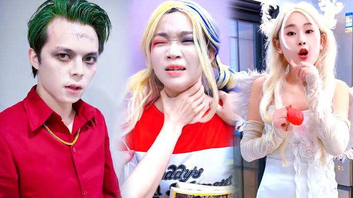The vicious black angel bullied Harley Quinn and the Joker showed up in time to protect her