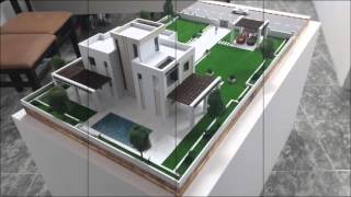 villa project model مجسم لمشروع فيللا