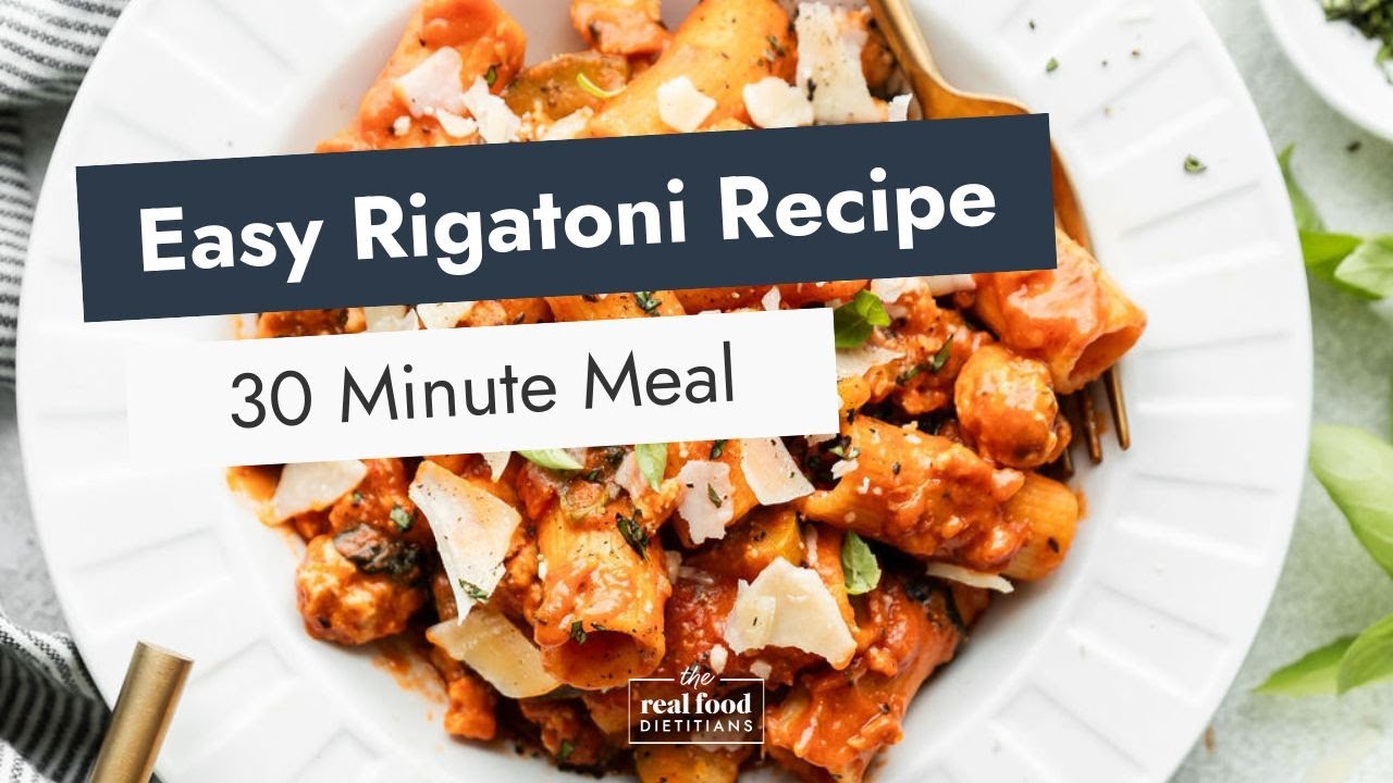 Creamy Rigatoni Recipe YouTube
