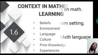 " EXPLORING THE CORE OF MATH EDUCATION: A MIDTERM RECAP"