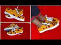 How I covered a sneaker with Ankara fabric