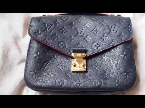 louis vuitton empreinte pochette metis marine rouge