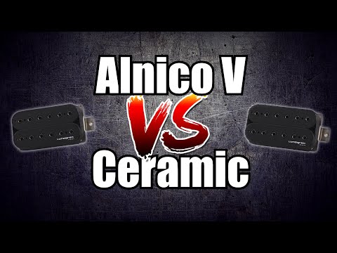 Alnico V बनाम सिरेमिक गिटार पिकअप मैग्नेट