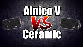Alnico V vs Ceramic Guitar Pickup Magnets
