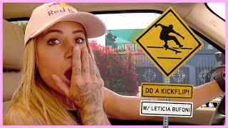 Famous Leticia Bufoni Yells ‘DO A KICKFLIP!’ At Skateboarders From Her Car Wealth