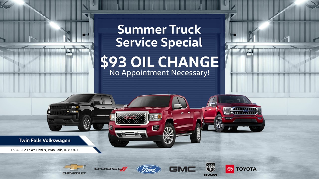 Truck Service at Twin Falls VW - YouTube