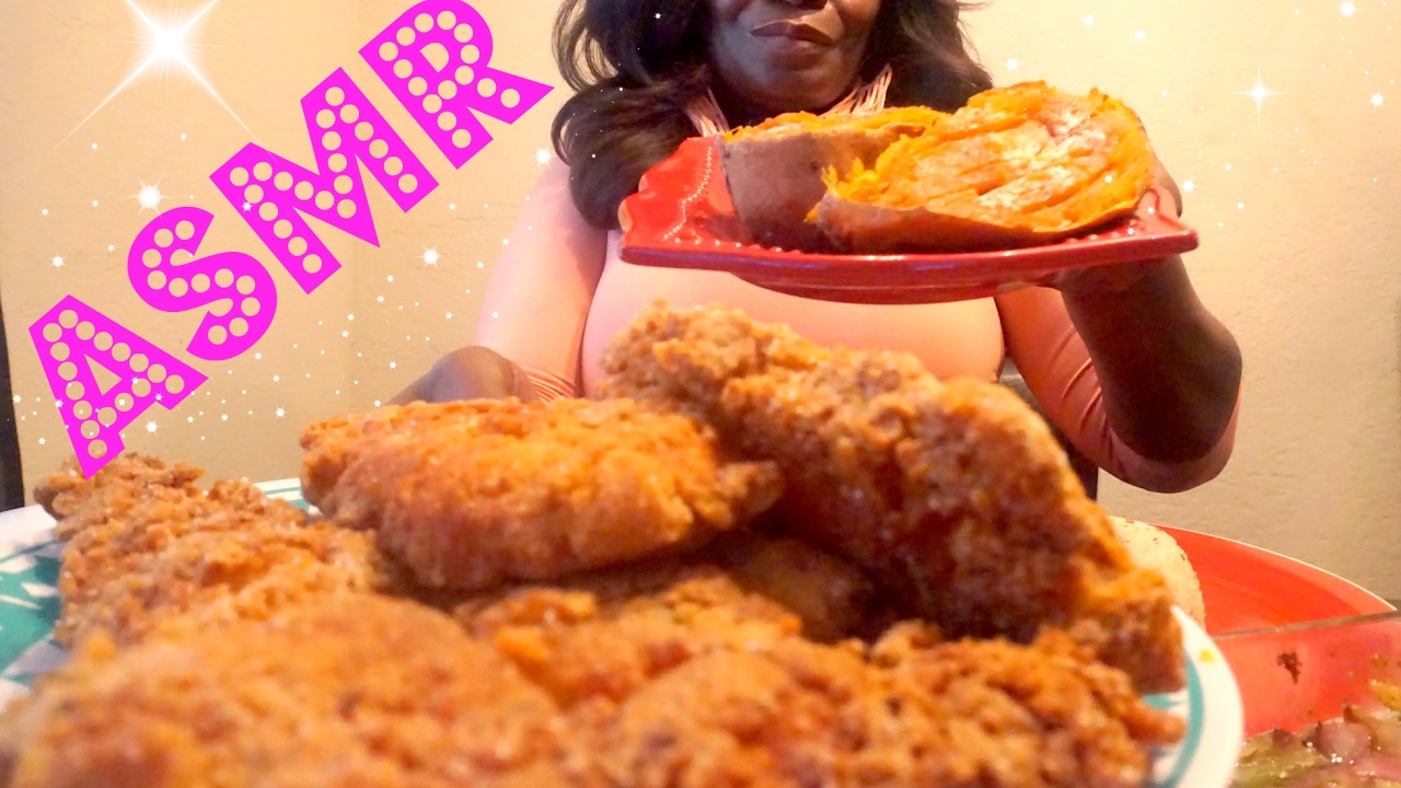 Звуки еды в стиле мукбанг-ужин ASMR