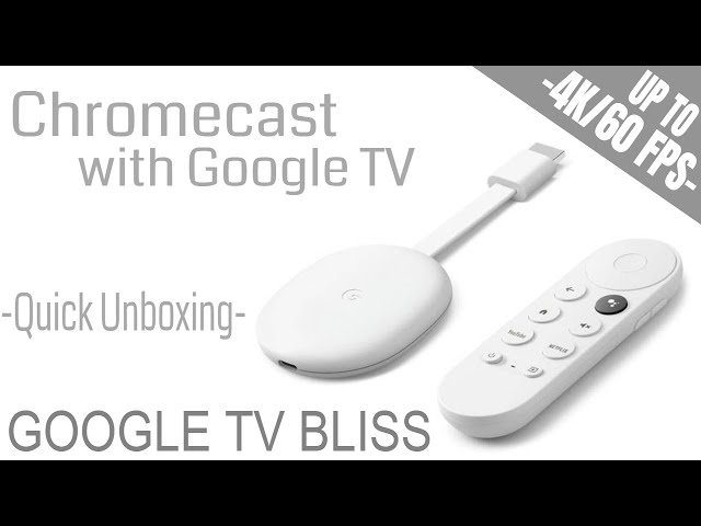 Google Nest Chromecast with Google TV, 4K 60fps HDR Streaming