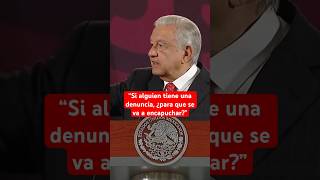 AMLO atribuye que fue montaje el retén de encapuchados que paró a Sheinbaum