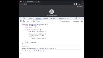 04. Flattening Nested Arrays (Iterative Approach) - JavaScript | Himanshu Pandey