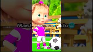 Masha x Ronaldo 🥶 #edit #phonk #ronaldo #masha #mashaandthebear #tiktok #shorts #football #soccer