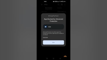 Solved app not installed -  app block advance protection