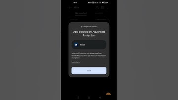 Solved app not installed -  app block advance protection