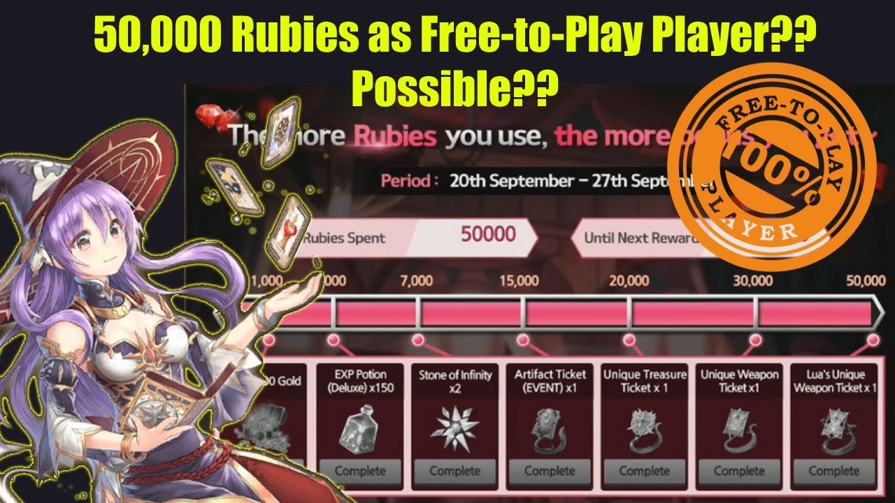 King S Raid 50k Spending Event As F2p Youtube