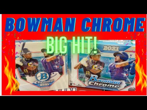 2021 Bowman Chrome ** BIG HIT ** Hobby Box & HTA Box (2 Autos Per Hobby & 3 Autos Per HTA)