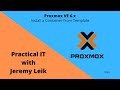 Intro to proxmox ve part 6 install container from template 2020  practical it with jeremy leik