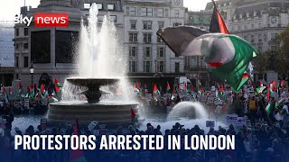 UK: Pro-Palestinian protesters arrested as sit-in brings train station to standstill