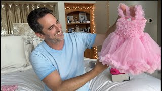 FIRST TIME DAD REACTS TO BABY GIRL CLOTHES!