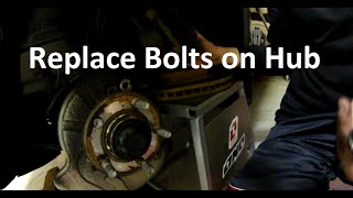 Replace Bolt on Wheel hub and Rice the 2008 Charger