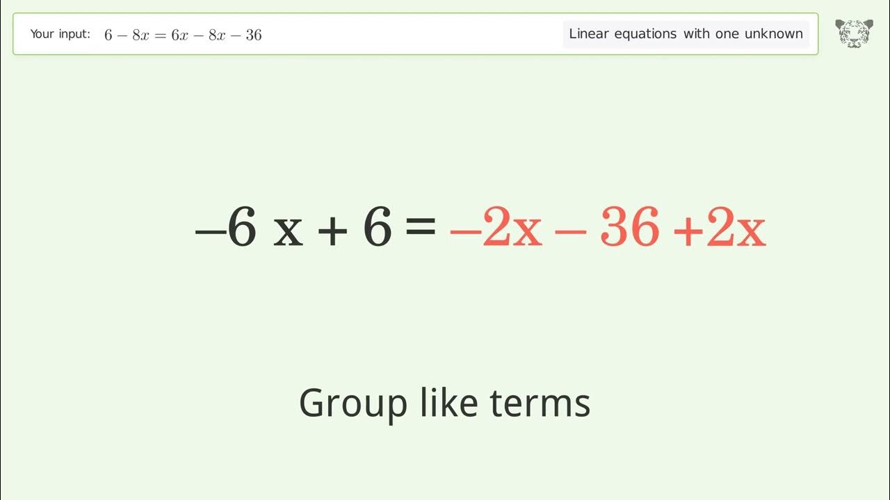 linear-equation-with-one-unknown-solve-6-8x-6x-8x-36-step-by-step
