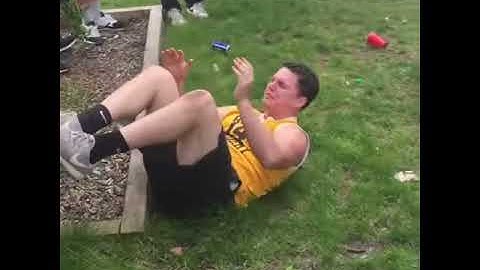 Yellow Shirt Porch Jump Onto Table | Collab Clips