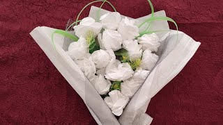 تجربة عمل ورود من ورق الحمام diy  DIY Flowers