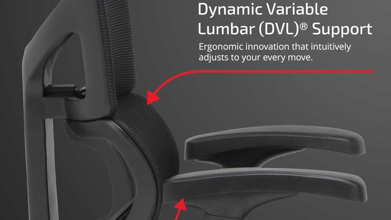 X-Chair X3 Management Office Chair, Black A.T.R. Fabric with Headrest