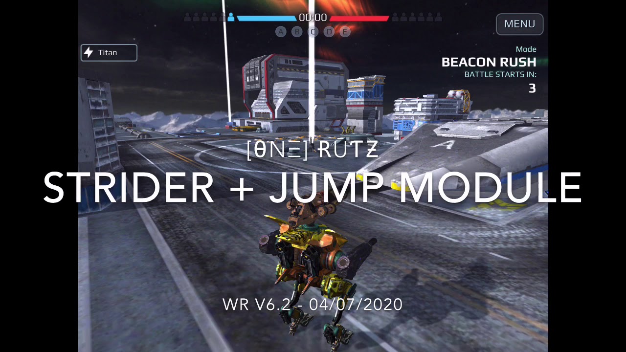 War Robots - STRIDER + JUMP MODULE - YouTube