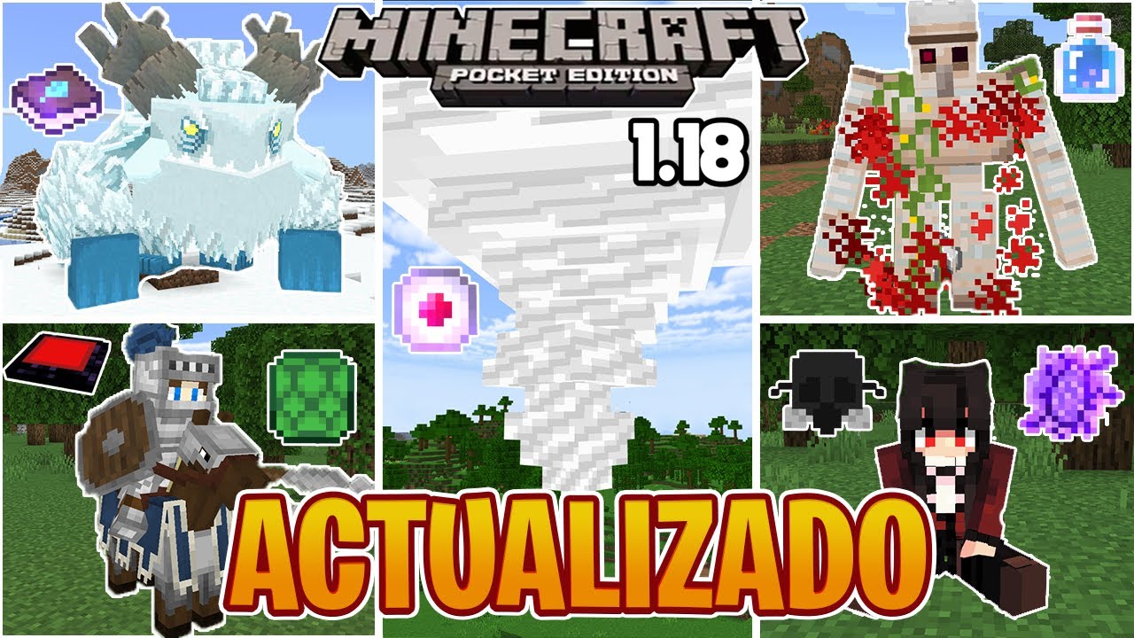 😱Top 10 MEJORES Mods-Addons SURVIVAL para Minecraft PE 1.18 a 1.18.32 ...
