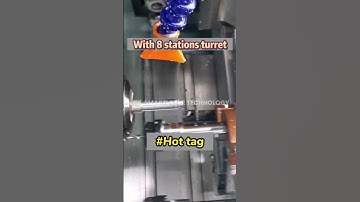 How to process the steel workpiece by SL-46 turning and milling complex device | CNC smartlathe