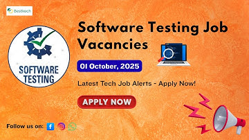 Top Software Testing & QA Jobs | Freshers to 5 Years Experience | Apply Now 2025