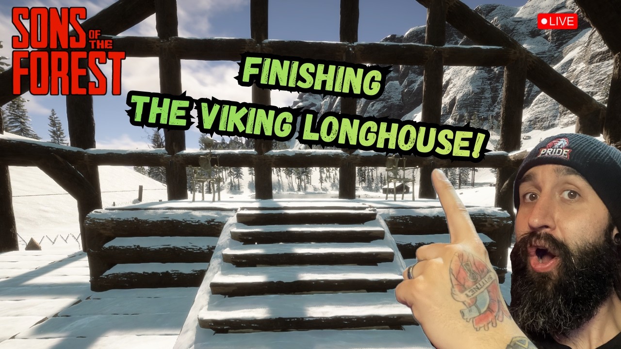 🔴 This Longhouse Is Massive! Sons of the Forest Part 27
