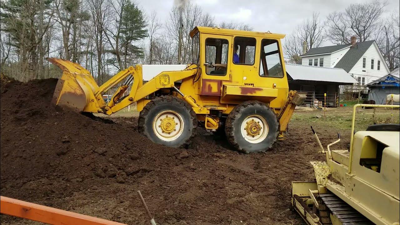 International Harvester 3800 Industrial backhoe YouTube