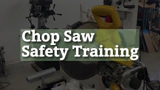 Newton Makerspace Chop Saw Safety Video