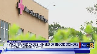 Celebrate National Volunteer Week by giving back to the Virginia American Red Cross