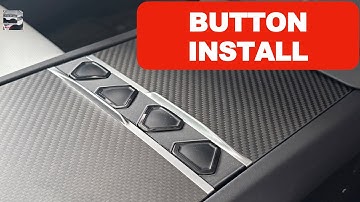 Tesla S3XY Buttons Center Console Holder 4-Button | Model 3 Highland (2024+) Model Y Juniper (2026+)
