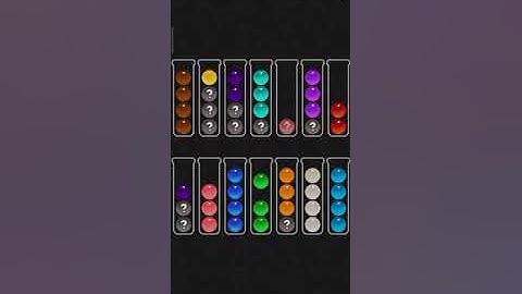 ball sort color water puzzle level 1005