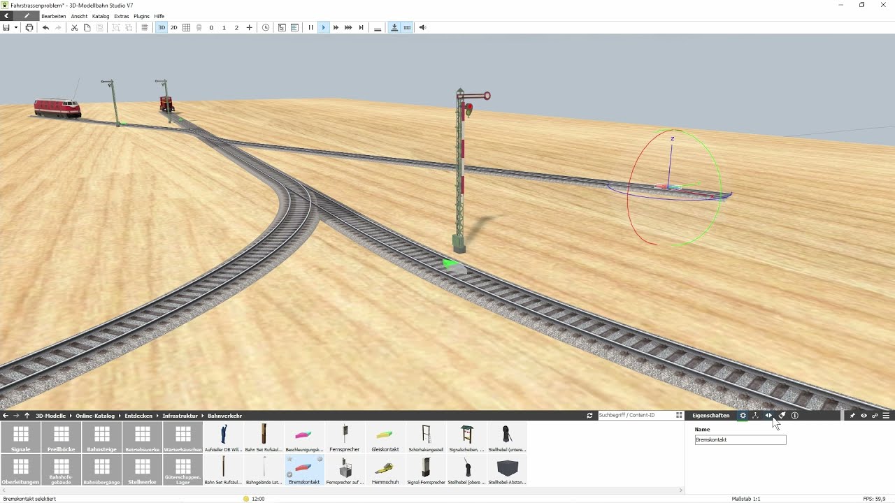 Einrichten einer Fahrstrasse