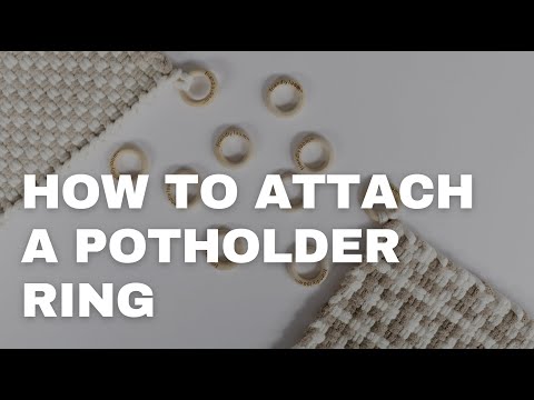 HOW TO WEAVE A POTHOLDER (Potholder Loom) 