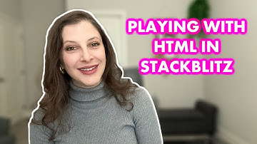 Learning HTML and CSS in Codecademy // Building with HTML in StackBlitz! // Learning to Code