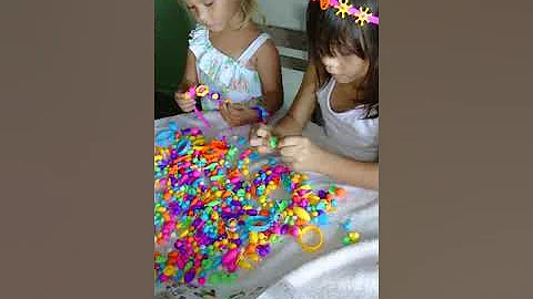 Pop beads jewelry making part 1
