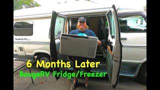 Portable BougeRV 12 Volt 23 quart Compressor Refrigerator/Freezer 6 Months Later Review
