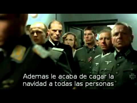 Hittler se entera de la muerte de Hershel - YouTube