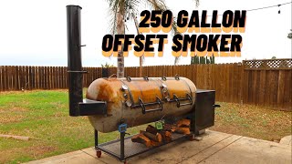 250 Gallon Propane Tank Offset Smoker by Big Phil's Smokers