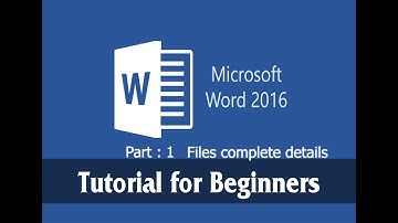ms word 2016 full course in urdu hindi part 1 || ms word step by step course for every one