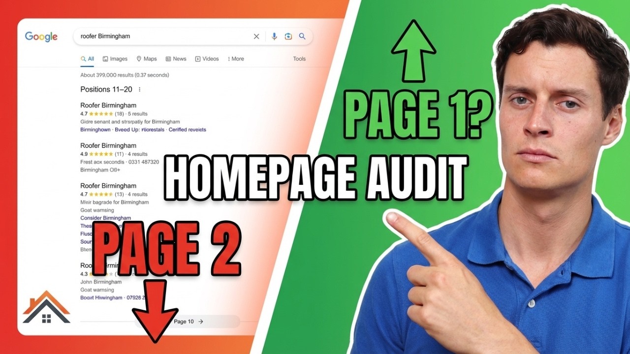 This Roofer's Homepage Is Costing Them Leads (Local SEO Audit)
