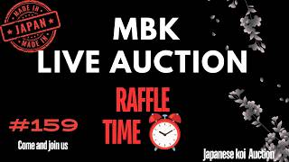 Live Japanese Koi auction raffle draws