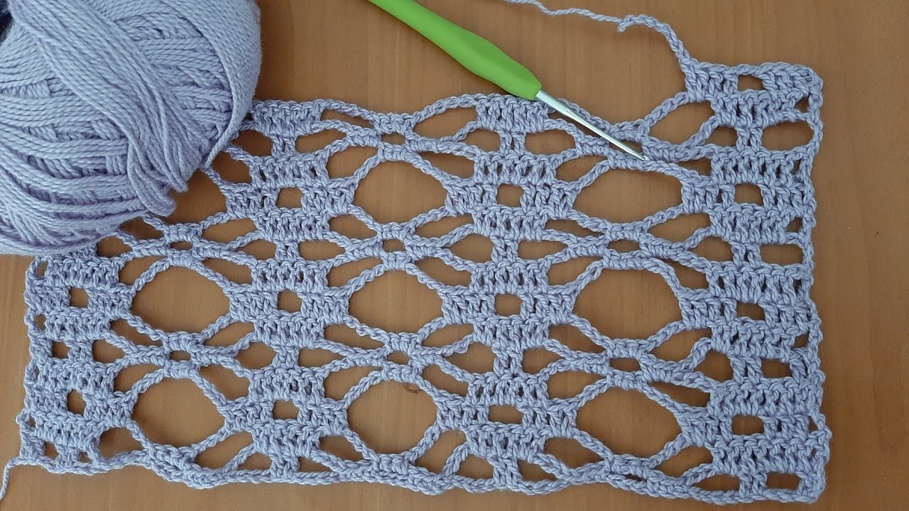 💚 Puntada tejida a crochet fácil y Hermosa paso a paso