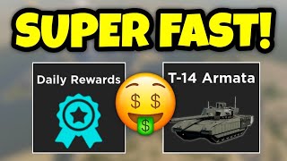 How To GET The T-14 Armata Super FAST! | War Tycoon