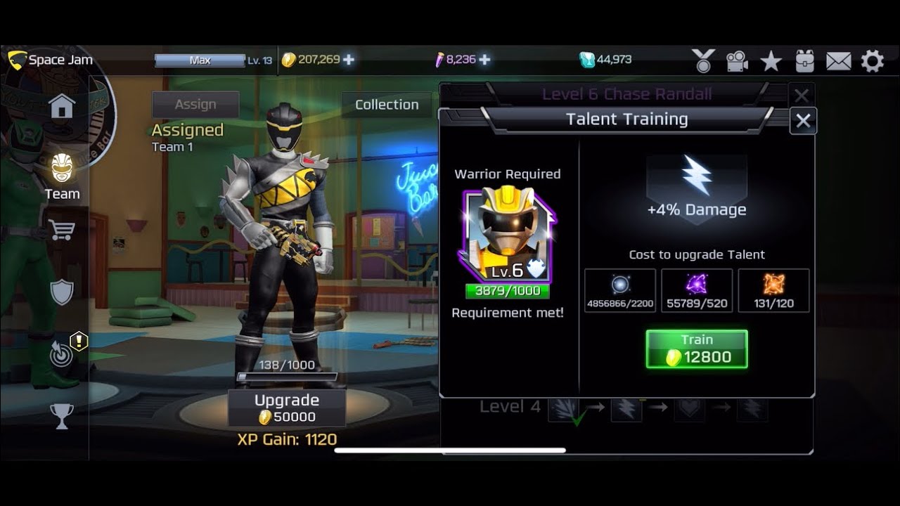 Chase Randall The Black Dino Charge Ranger Gameplay Part 6! Power Rangers Legacy Wars 